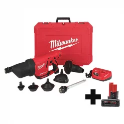 Milwaukee Drain Gun Kit, 0 to 500 rpm, Max. 50 PSI.