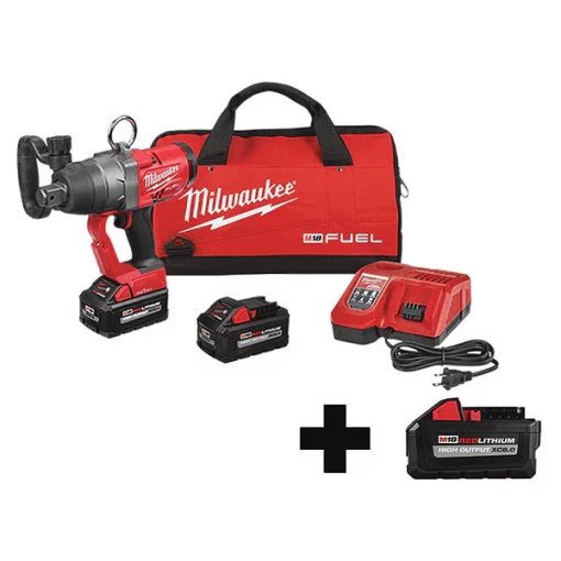 Milwaukee Impact Wrench, Cordless, Full-Size, 18VDC, Series: M18 FUEL 1 Impact Wrench, Cordless, Full-Size, 18VDC, Series: M18 FUEL