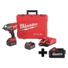 Milwaukee Impact Wrench, Cordless, Compact, 18VDC, Tool Weight: 5.9 lb.