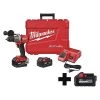 Milwaukee Cordless Hammer Drill Kit, 18.0V, Li-Ion