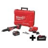 Milwaukee Cordless Die Grinder Kit, 18.0V, Body Grip