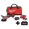 Milwaukee Angle Grinder Kit, 18V DC, 6 in Wheel Dia.