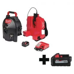Milwaukee 100 ft Cordless Drain Cleaning Machine, 18.0
