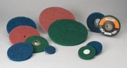 Standard Abrasives Buff and Blend HS Disc, A/O, 6in, Med, PK10