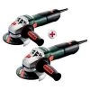 Metabo Angle Grinder, Wheel 4-1/2" Dia., PK2