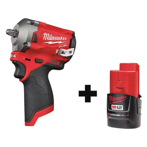 Impact Wrench, Bare Tool, Battery, 12VDC