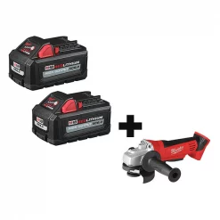 Milwaukee Battery, 18V, Angle Grinder Included