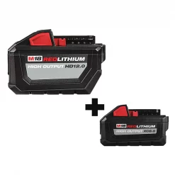 Milwaukee Battery, Li-Ion, 18V, 12.0Ah, 8.0Ah