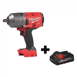 Cordless Impact Wrench Kit, 1/2" Drive, Voltage: 18V DC