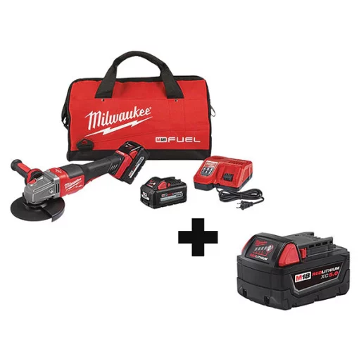 Cordless Angle Grinder Kit, Wheel 6" Dia