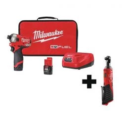 Cordless Impact Driver Kit, 1/4" Drive