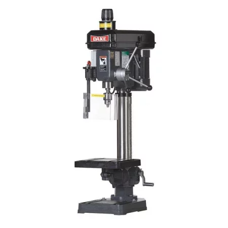 Dake Corporation Bench Drill Press, Belt Drive, 1/2 hp, 120 V, 14 1/8 in Swing, Variable Speed