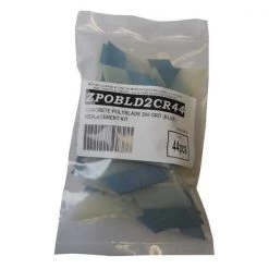 Diamabrush Polishing Replacement Kit, 6in., Blue, PK44