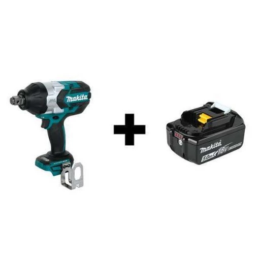 Makita Impact Wrench, 18V DC, Brushless Motor 1 Impact Wrench, 18V DC, Brushless Motor