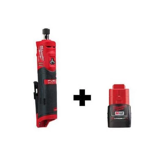 Milwaukee Cordless Die Grinder, 12V, Paddle Switch 1 Cordless Die Grinder, 12V, Paddle Switch