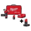 Milwaukee Impact Driver Kit, 1/4 in Hex Drive, 12VDC