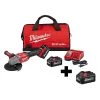 Milwaukee Angle Grinder Kit, 18.0 V, 6 in Wheel Dia.