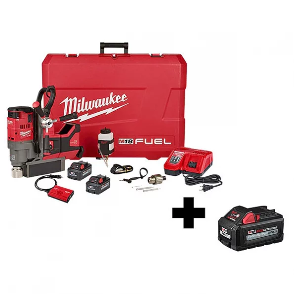 Milwaukee Lineman Magnetic Drill Kit, 690 RPM 1 Lineman Magnetic Drill Kit, 690 RPM