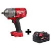 Milwaukee Impact Wrench, Cordless, 18V DC, 1750 RPM