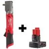 Milwaukee Impact Wrench, Cordless, 12V DC, 3000 RPM