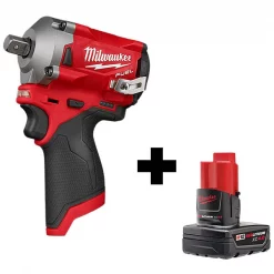 Impact Wrench, Cordless, 12V DC, 2700 RPM