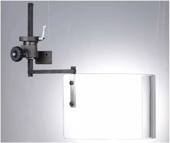 Swing Away Safety Guard, Cast Iron, White