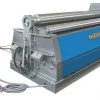 Baileigh Industrial Plate Bending Machine, 120 in Bending Length, 1/2 in Cutting Width, 4 Rolls