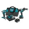 Makita LXT Brushless 2pcs, Combo Kit, 18V, (5.0Ah)