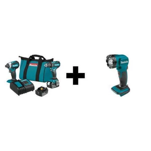 18V LXT BL Drill, 1/2" Impact Wrench Kit