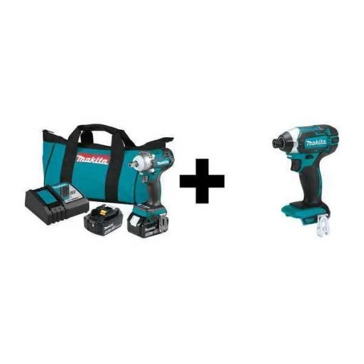 Makita 18V LXT BL 1/2" Impact Wrench Kit 1 18V LXT BL 1/2" Impact Wrench Kit
