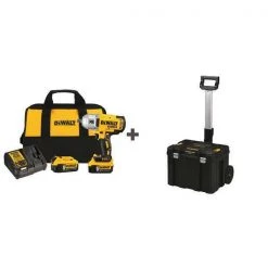 Dewalt Impact Wrench, Cordless, Full-Size, 20VDC