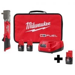 Milwaukee M12 3/8" Right Angle Impact Wrench Kit
