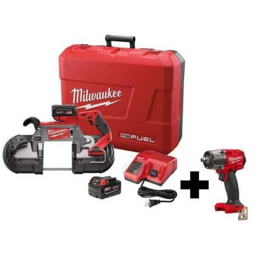 Milwaukee M18 FUEL Band Saw Kit w 1/2" Mid-Torque 1 M18 FUEL Band Saw Kit w 1/2" Mid-Torque