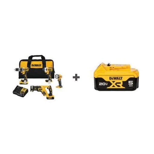 Dewalt Cordless Combination Kit, 20.0V, 4 Tools 1 Cordless Combination Kit, 20.0V, 4 Tools