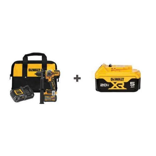 Dewalt Hammer Drill, 1/2 in Chuck, 20V 1 Hammer Drill, 1/2 in Chuck, 20V