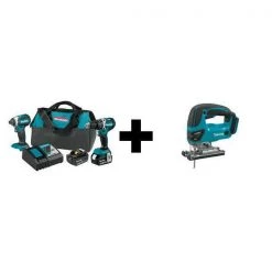 Makita Cordless Tool Combination Kit, 3 Tools