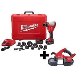 Milwaukee M18 10T Knockout 1/2-4" Kit, M18 Band Saw