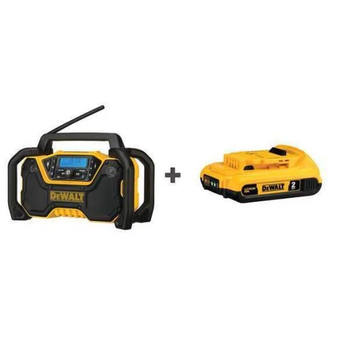 Dewalt Jobsite Radio, 12V, 20V, Cordless 1 Jobsite Radio, 12V, 20V, Cordless