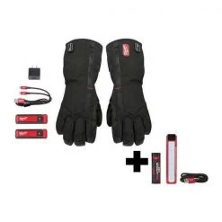 Milwaukee USB Heated Gloves, XL and Floodlight