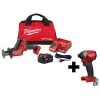 Milwaukee M18 Hackzall Kit and M18 1/4" Hex Impact