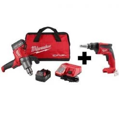 M18 Mixer Kit and M18 Drywall Screw Gun