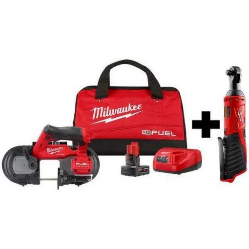 M12 Band Saw Kit and M12 3/8" Ratchet