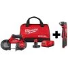 Milwaukee M12 Band Saw Kit and Right Angle Drill