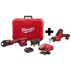 Milwaukee M18 Press Tool Kit and Recip Hackzall