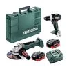 Metabo Angle Grinder 18V 6" + Impact Driver Kit