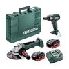 Metabo Angle Grinder 18V 6" + Impact Wrench Kit
