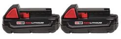 M18 REDLITHIUM Compact Battery Two Pack