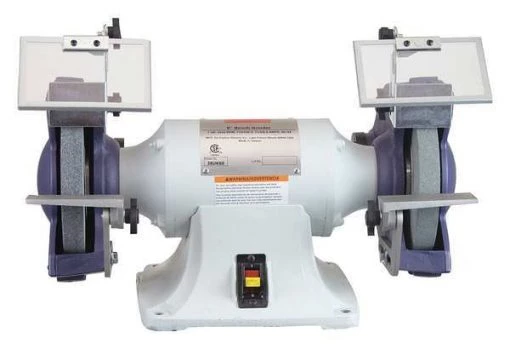 Bench Grinder, 8 in Max. Wheel Dia, 36/60 Grinding Wheel Grit