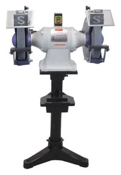 Dayton Bench Grinder, 12 in Max. Wheel Dia, 36/120 Grinding Wheel Grit