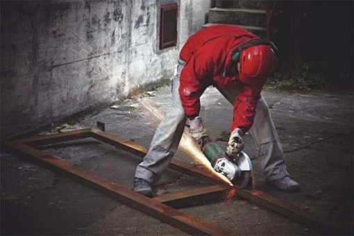 Angle Grinder, 9'', 15 A, 6600 RPM, 120VAC